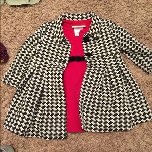 Christmas Dress and Coat 12months